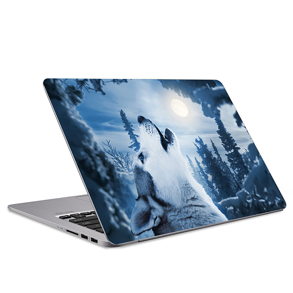 Howling Wolf Laptop Skin