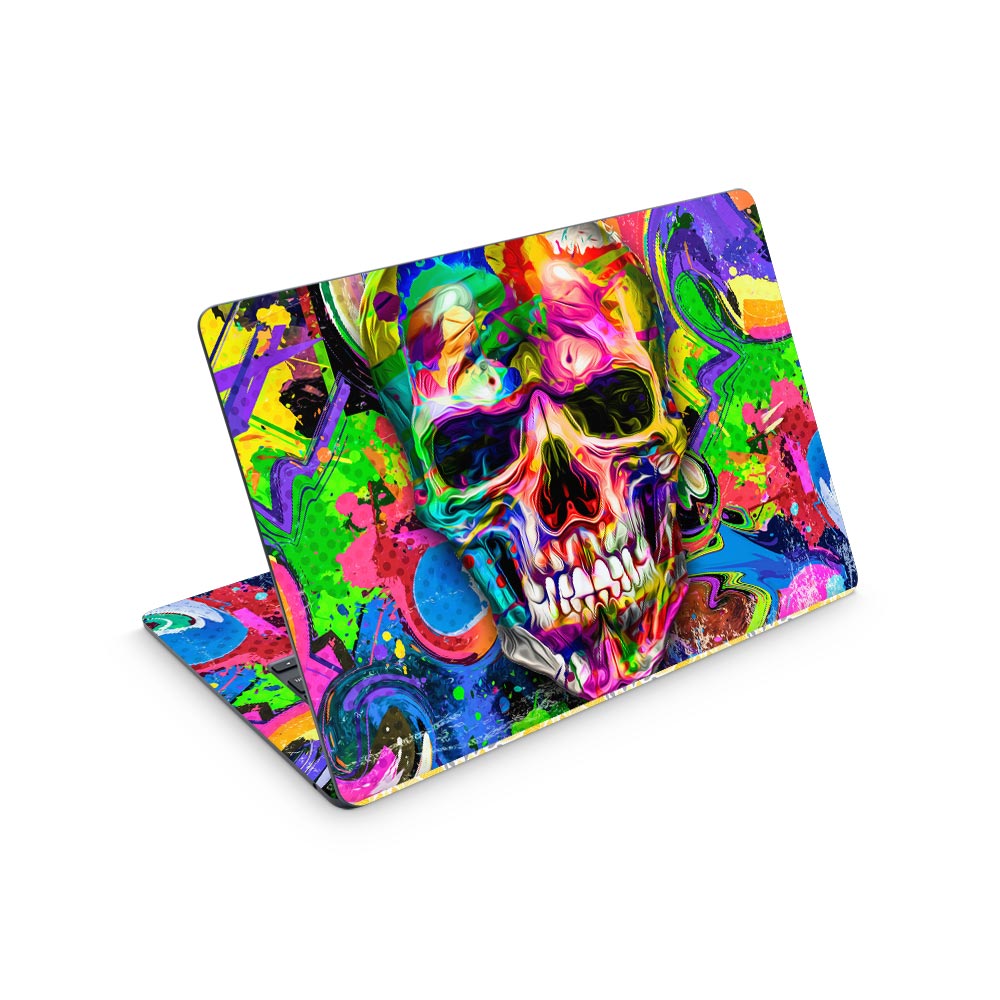 Rainbow Skull MacBook Air 15 M2 (2023) Skin