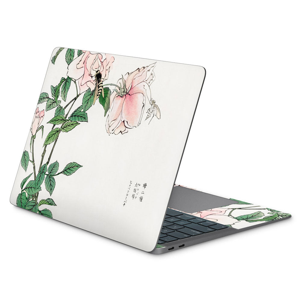 Bee and Flower Illustration MacBook Air 13 (2018) Skin