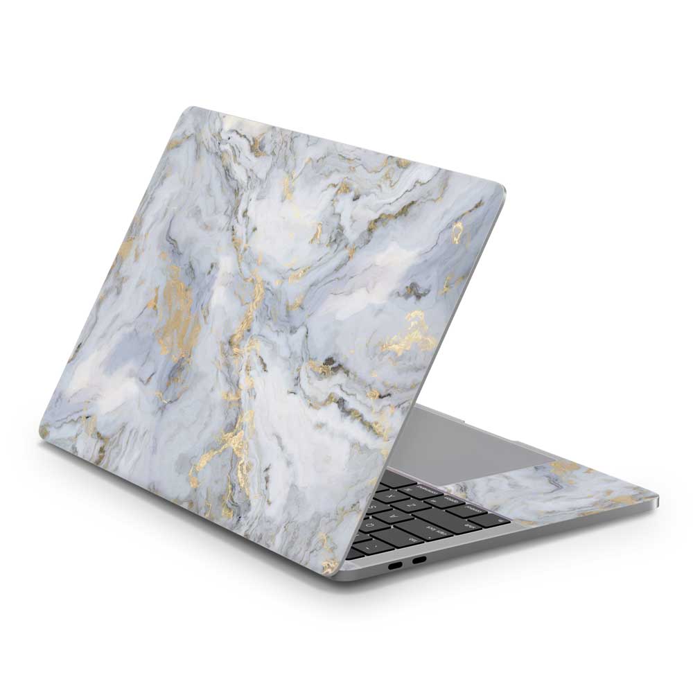 Curly Gold Marble MacBook Pro 13 Skin