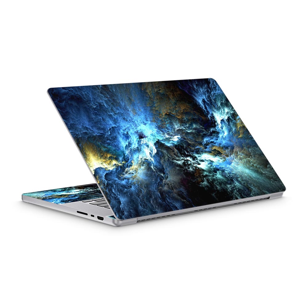 MacBook Pro 16 Skin - Fractal Storm | SkinWraps Australia