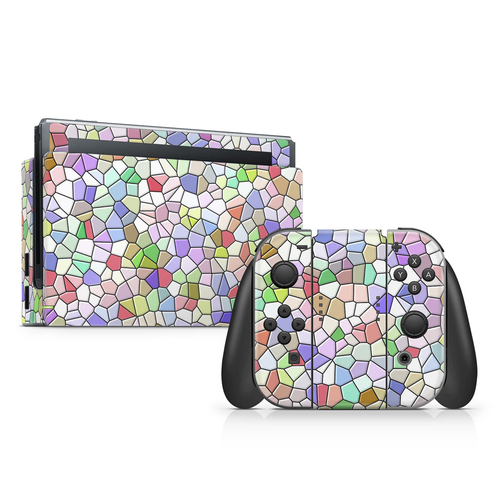 Mosaic Abstract Nintendo Switch Skin