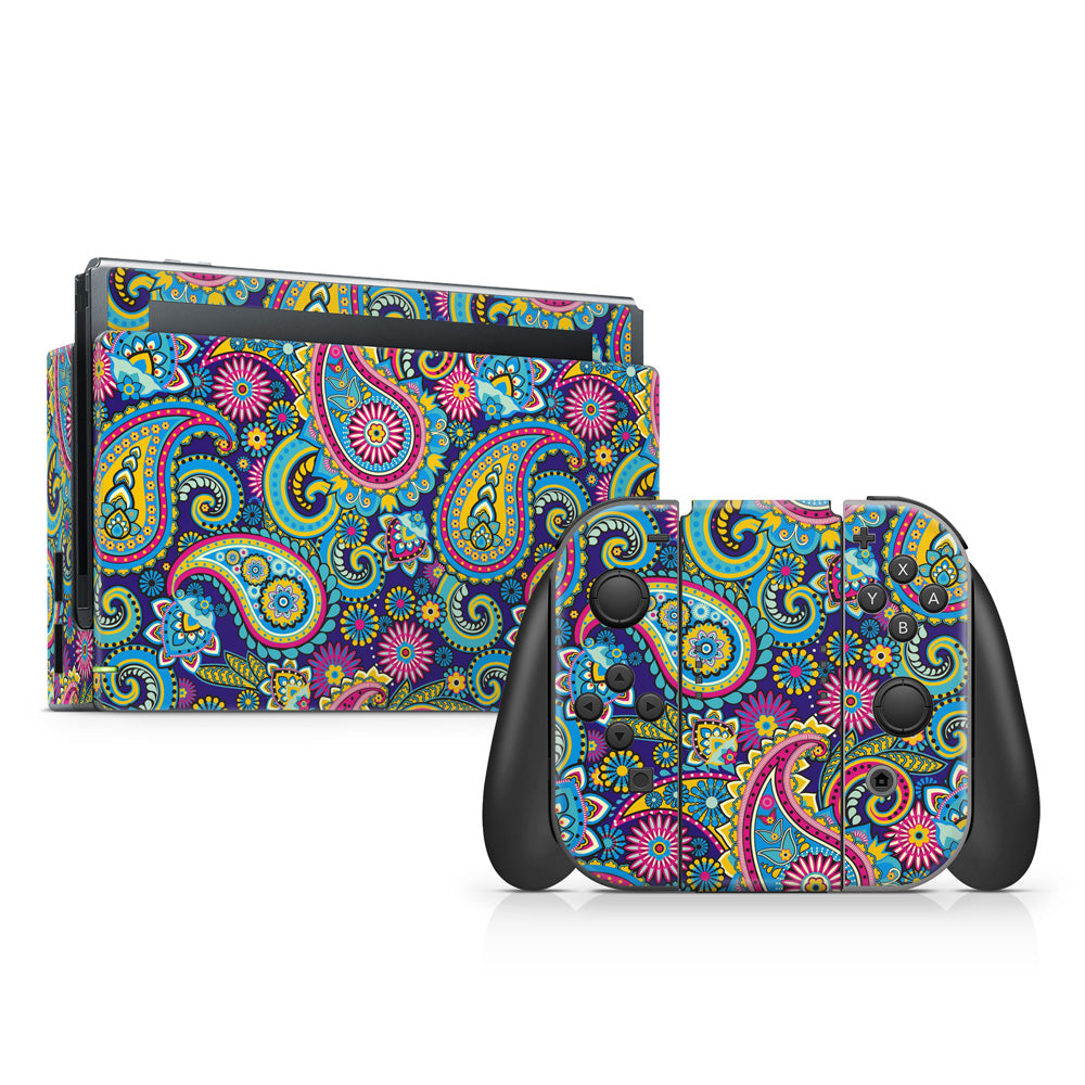 Cool Paisley Nintendo Switch Skin