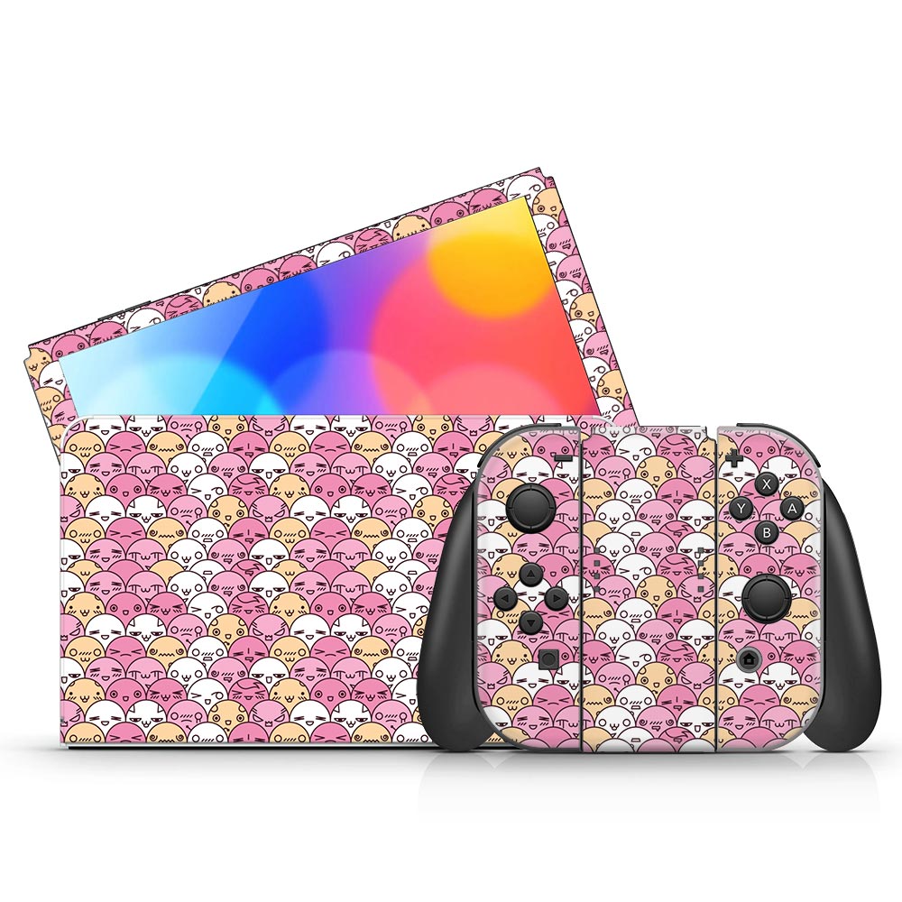 Kawaii Crowd Nintendo Switch Oled Skin