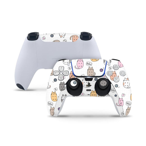 PS5 Controller Skin - Kawaii Cats | SkinWraps Australia