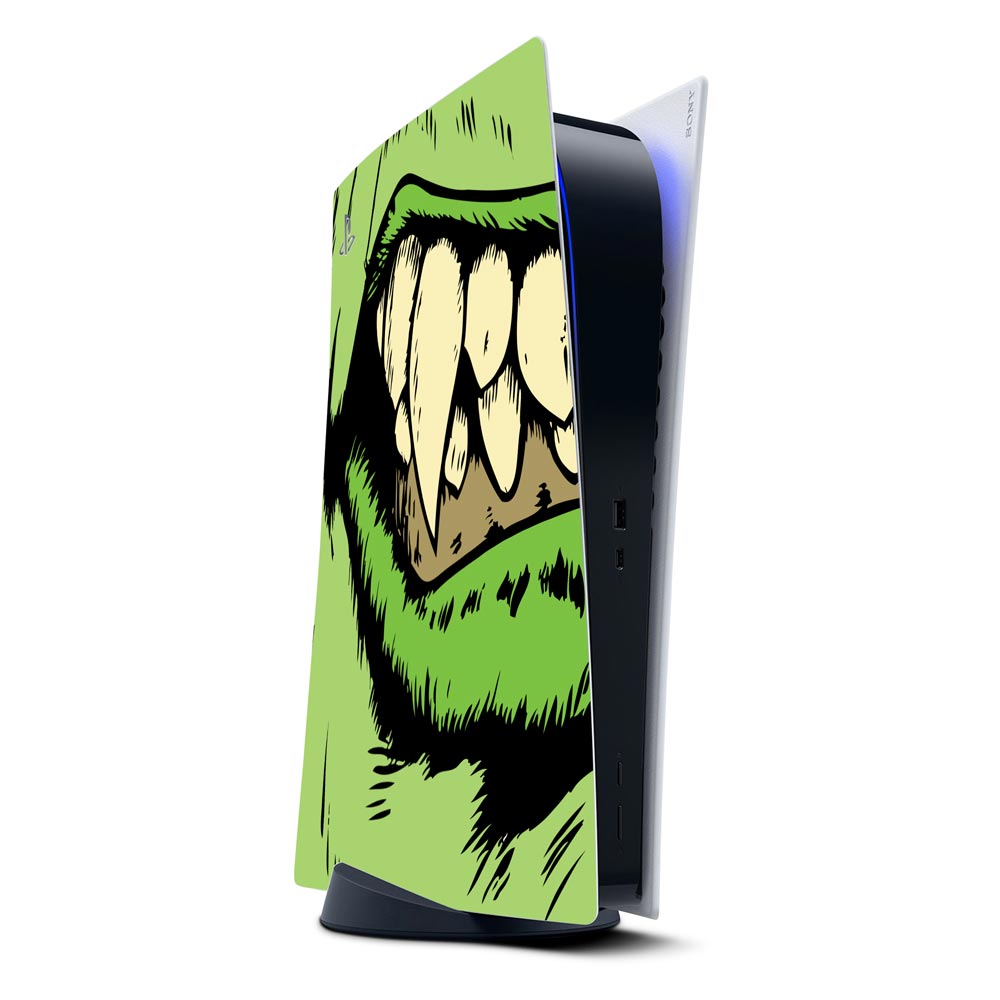 PS5 Digi Console Skin - Green Grimace