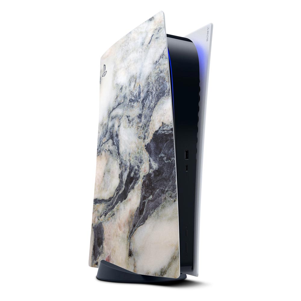 Slate Grey Marble PS5 Digi Console Skin