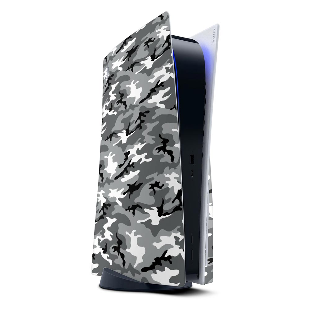 Urban Camo PS5 Disk Console Skin