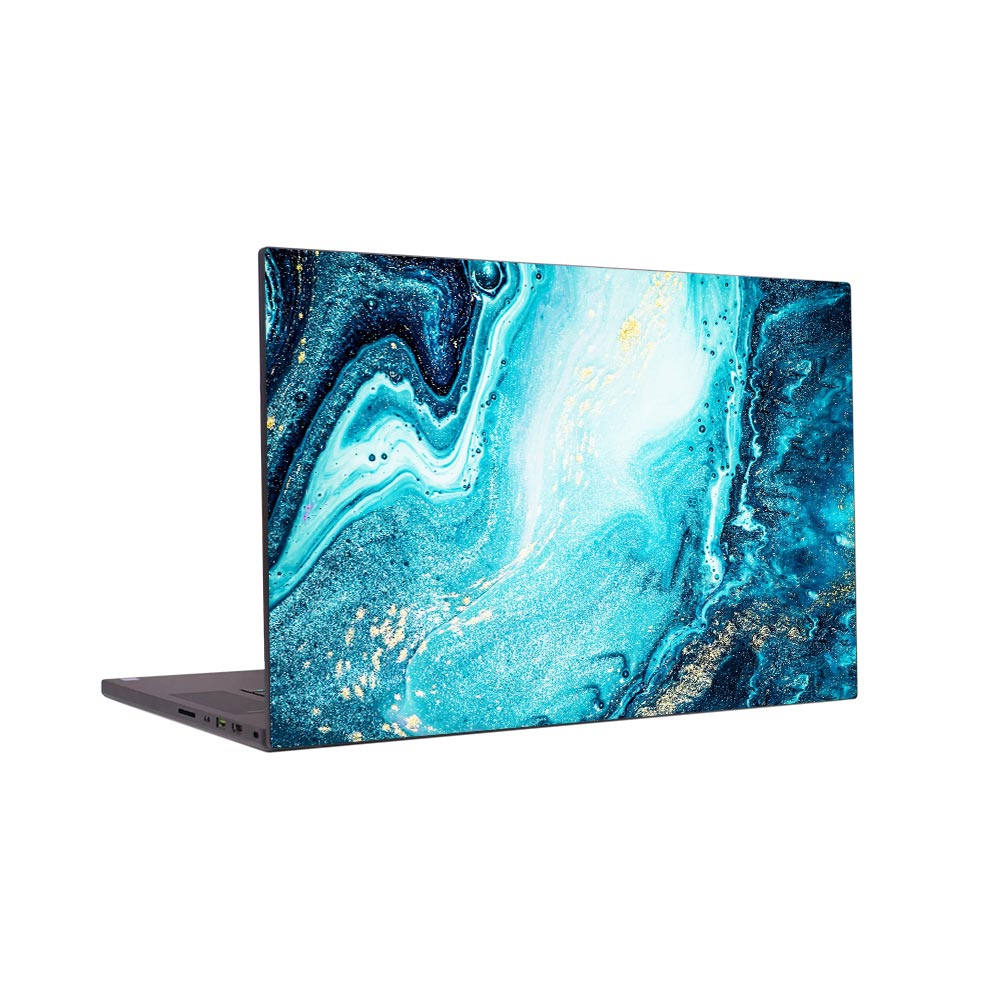 Blue River Marble Razer Blade 17 2021 Skin