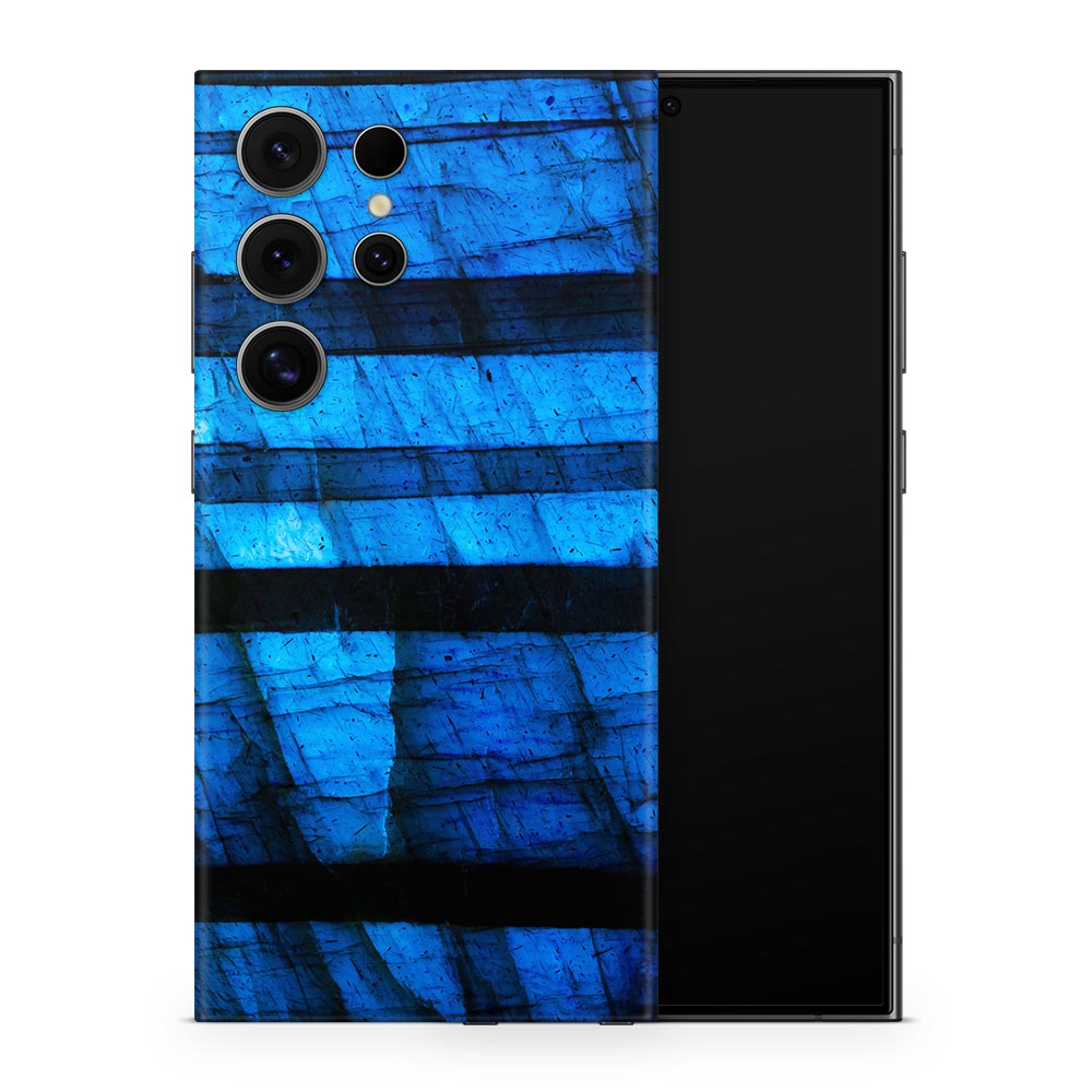 Labradorite Blue Galaxy S24 Skin