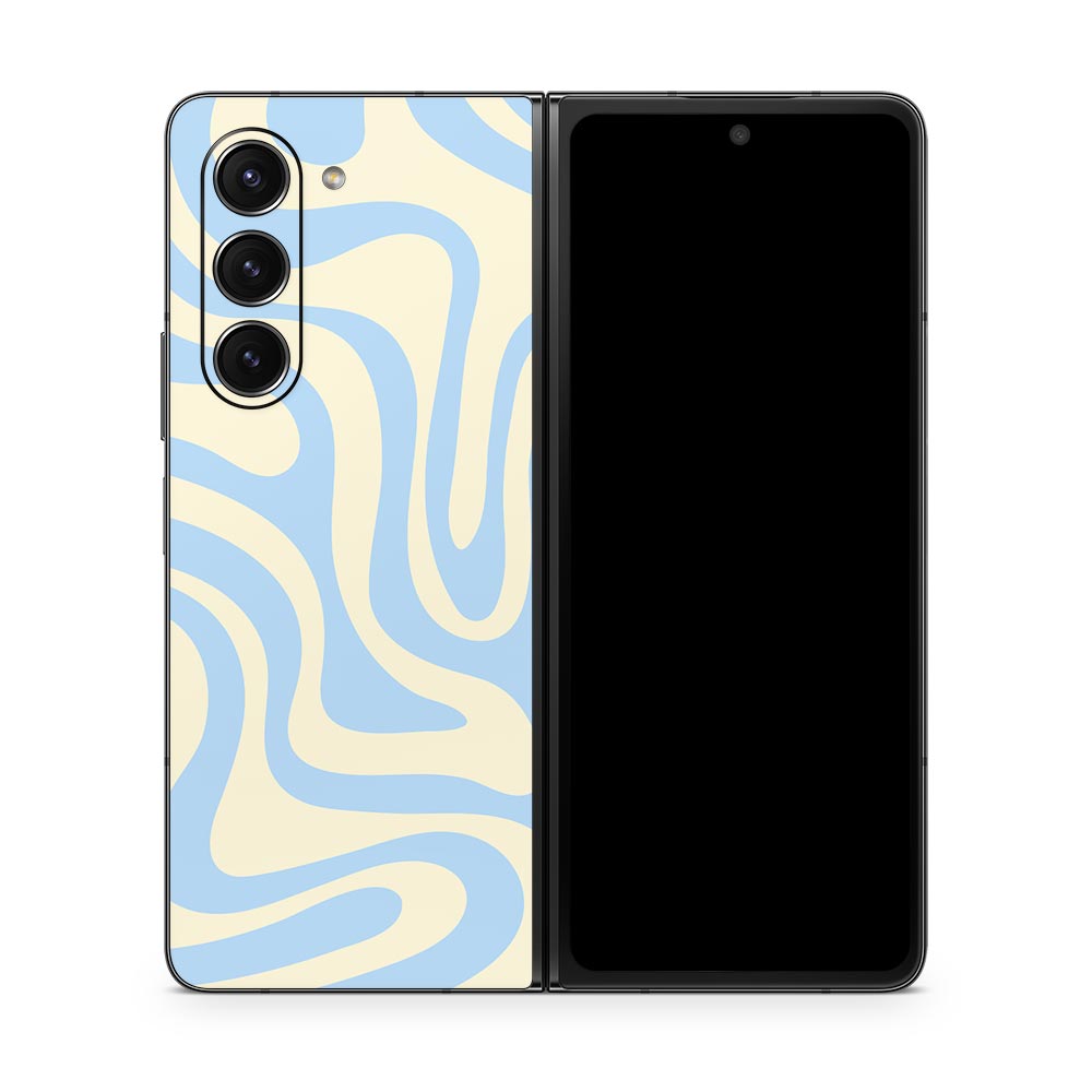 Retro Pastel Galaxy Z Fold 5 Skin