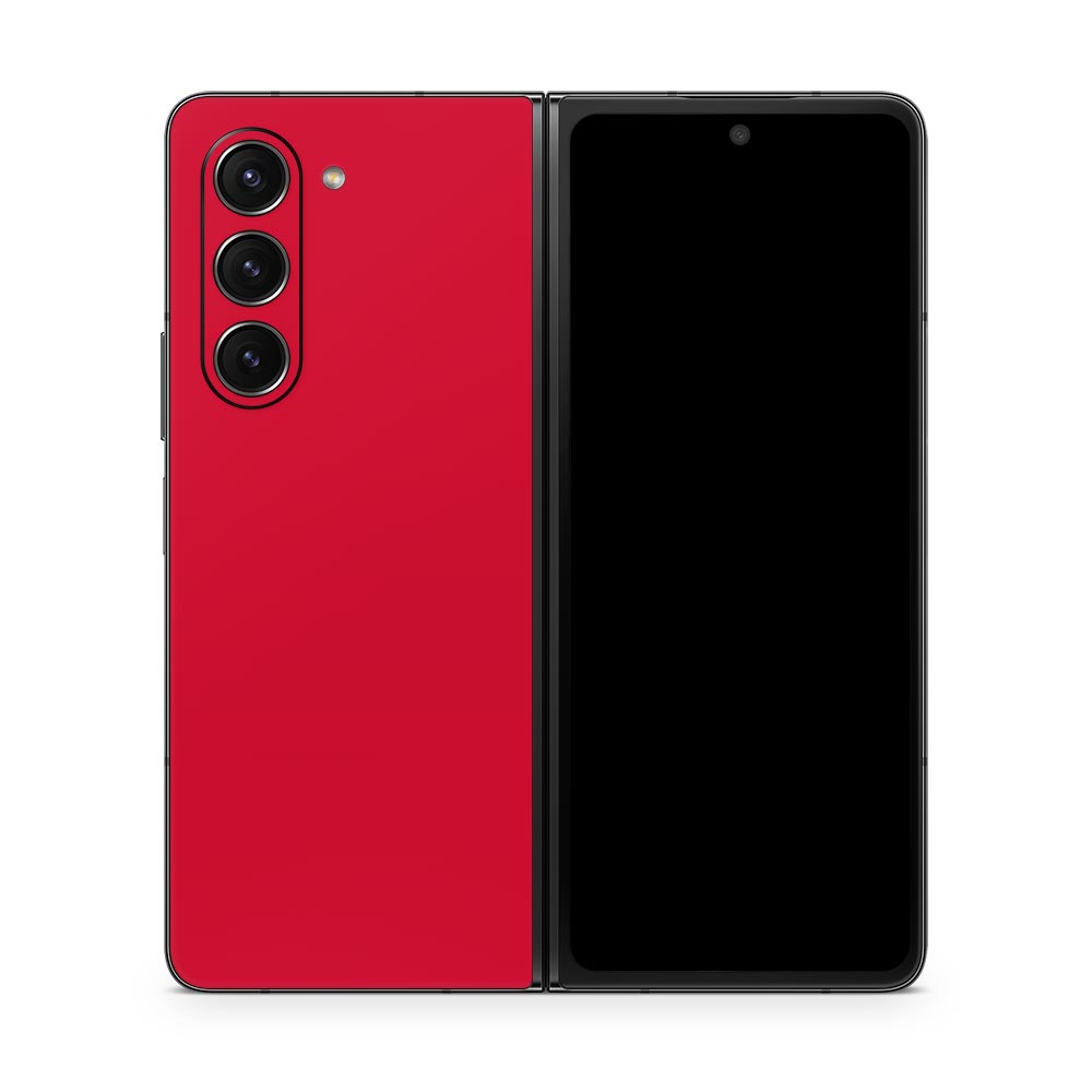 Red Galaxy Z Fold 5 Skin