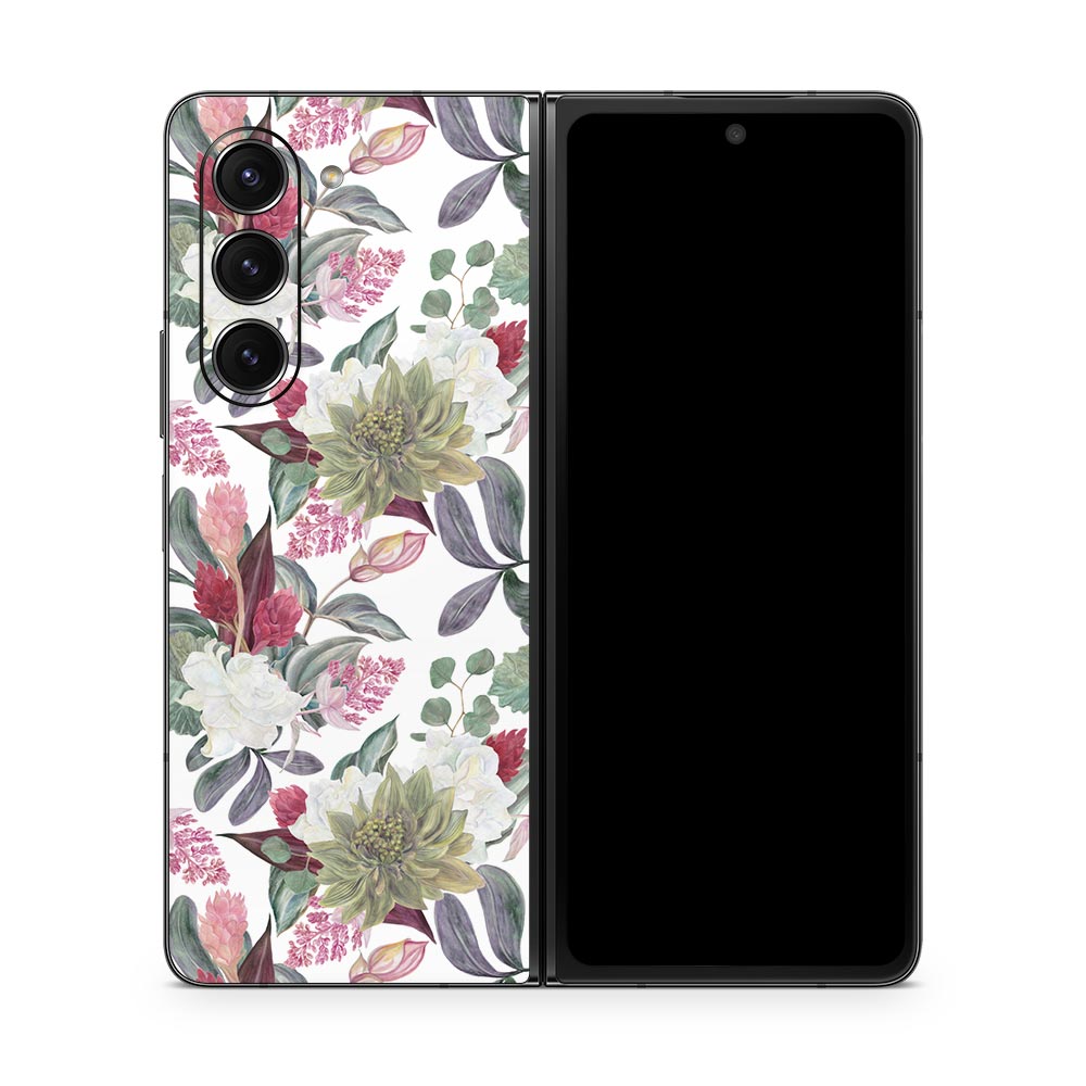 Watercolour Floral Galaxy Z Fold 5 Skin