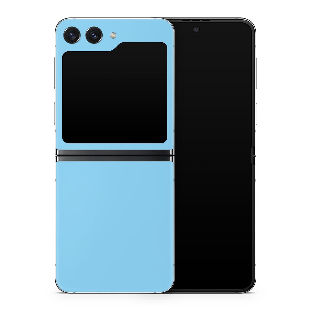 Baby Blue Galaxy Z Flip 5 Skin