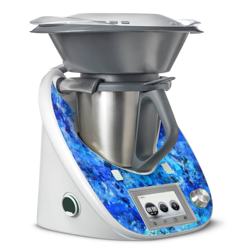 Aqua Blue Thermomix TM5 Front Skin