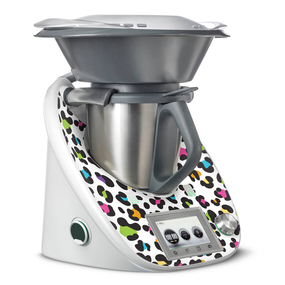 Rainbow Leopard Thermomix TM5 Front Skin