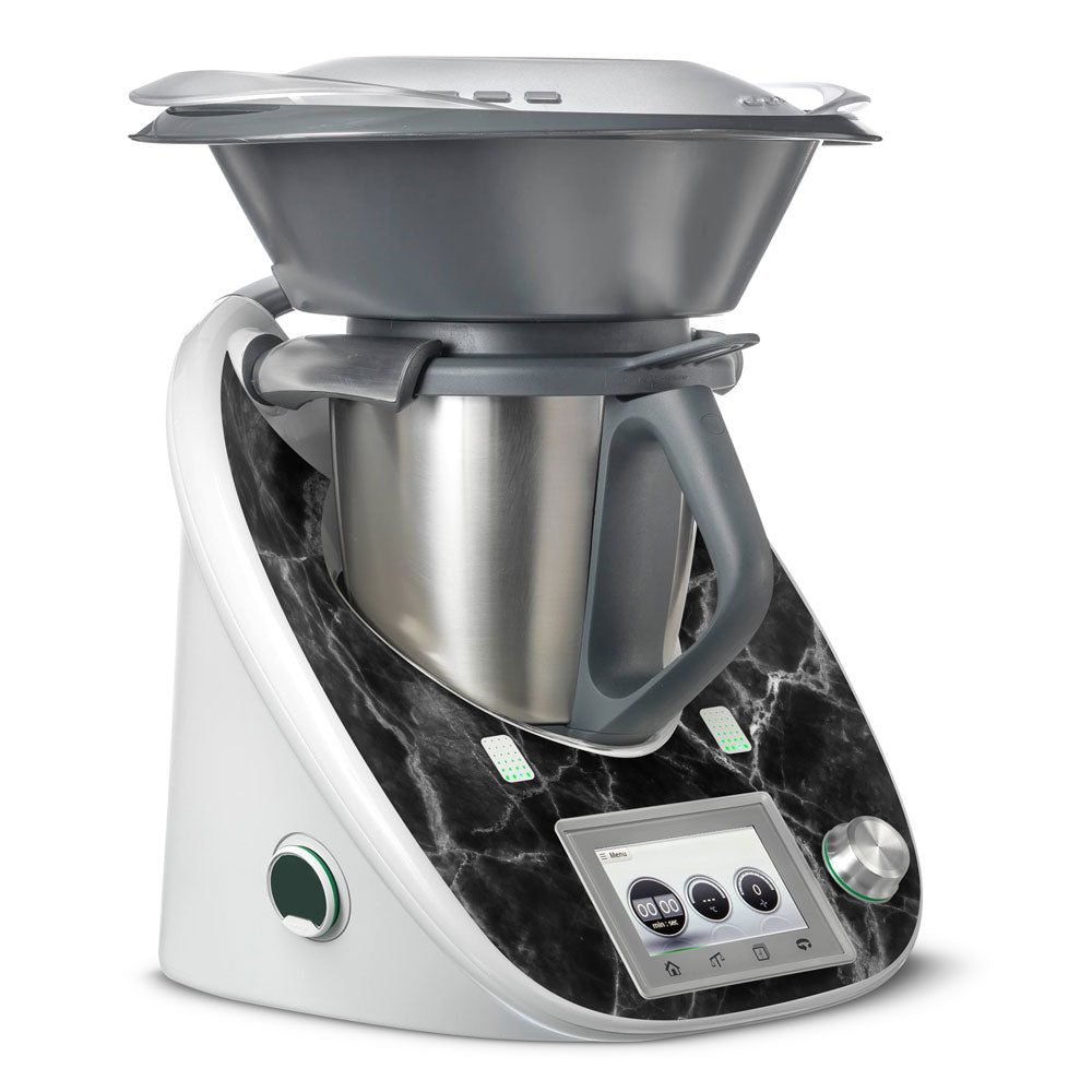 Black Marble I Thermomix TM5 Front Skin