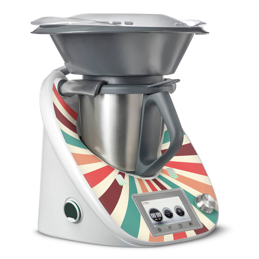 Retro Stripes Thermomix TM5 Front Skin