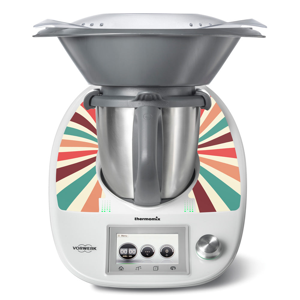 Retro Stripes Thermomix TM5 Minimal Skin