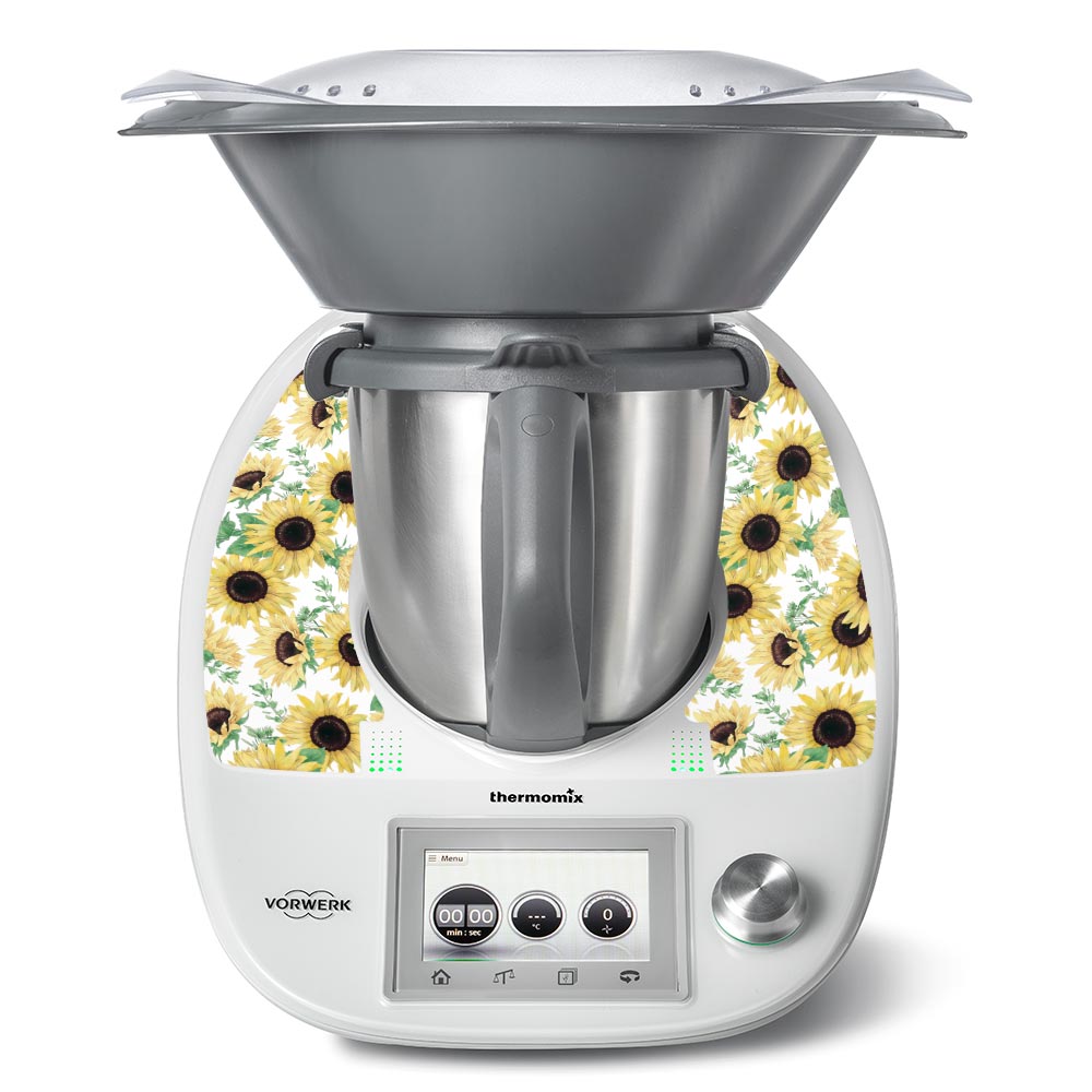 Watercolour Sunflower Thermomix TM5 Minimal Skin