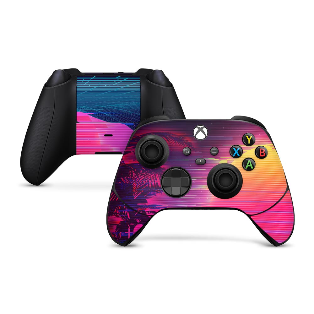 Glitched Retro Xbox Series X Controller Skin