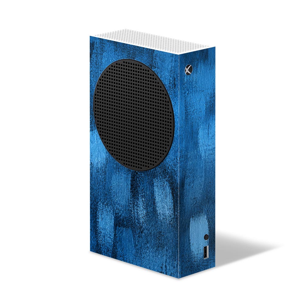 Brushed Blue Xbox Series S Skin