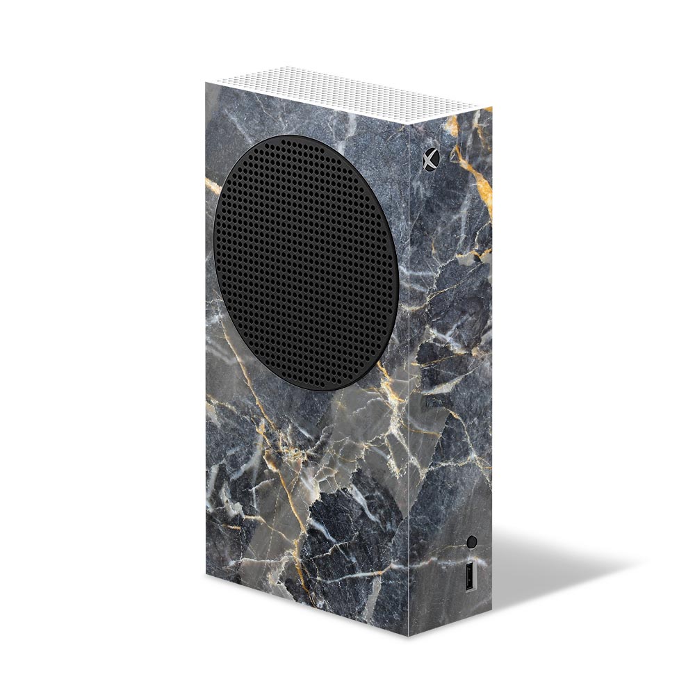 Slate Gold Marble Xbox Series S Skin